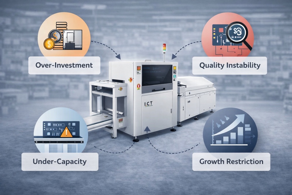SMT factory or production line Tovarna ali proizvodna linija SMT