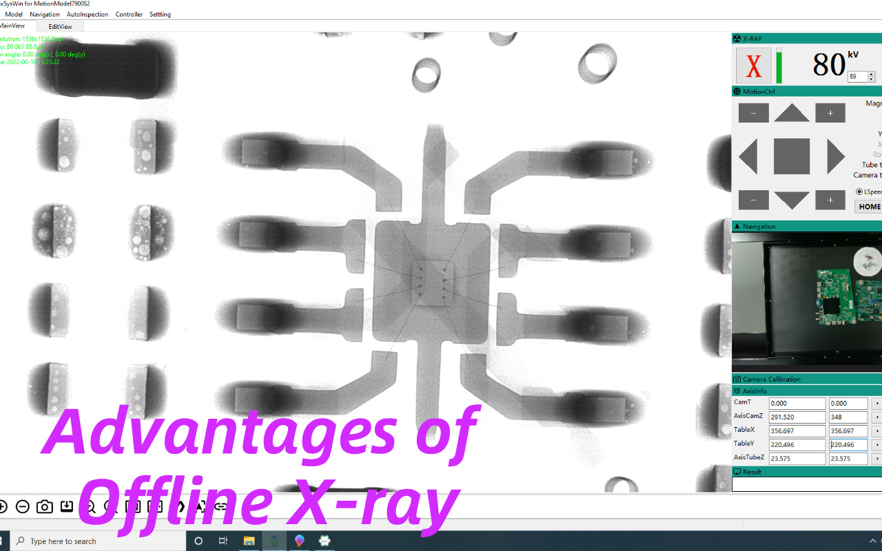 4. Advantages of Offline X-ray Inspection 4. Prednosti rentgenskega pregleda brez povezave