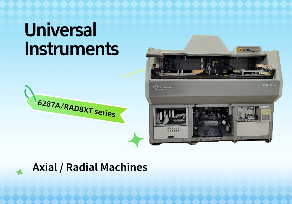 Universal Instruments axial radial machines Aksialni radialni stroji Universal Instruments