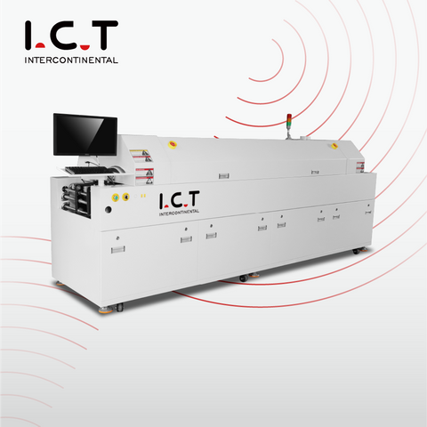 ICT-S6 |Stroškovno učinkovit 6 conski SMT brezsvinčni peč za reflow nizka cena