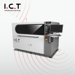 ICT-1500 |Popolnoma samodejni LED tiskalniki PCB šablon z dolgimi ploščami