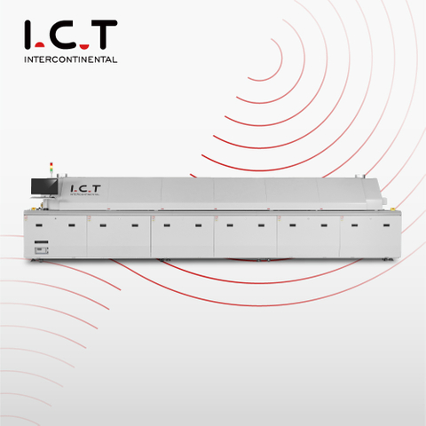 ICT-L12 |Prilagojena 12 območna peč za reflow spajkanje LED dušikova reflow peč