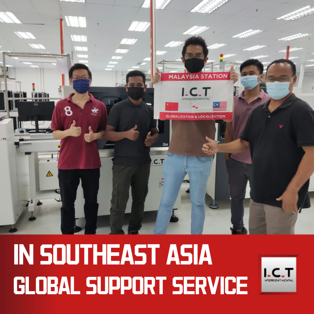 ICT-4034 visoko kakovostni tiskarski stroj s polno Auto SMT PCB