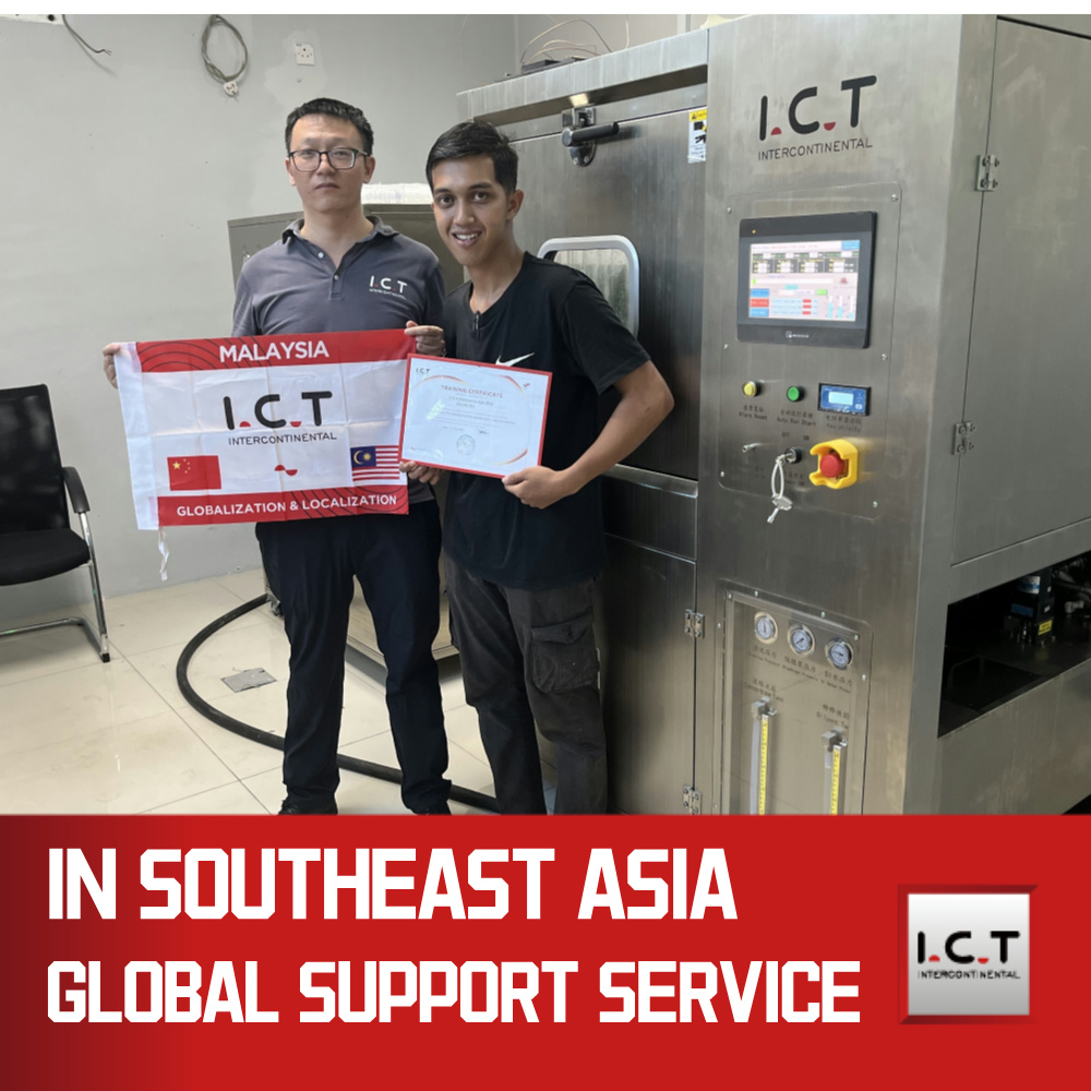 ICT-6300 | SMT avtomatski PCBA spletni čistilni stroj