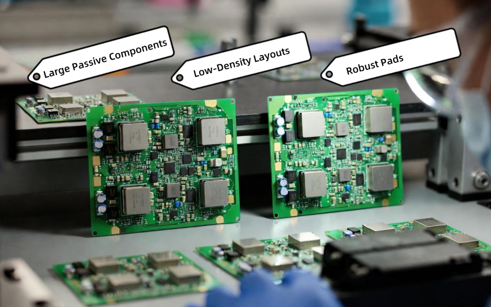 Izjemno preproste ali velike zasnove SMT