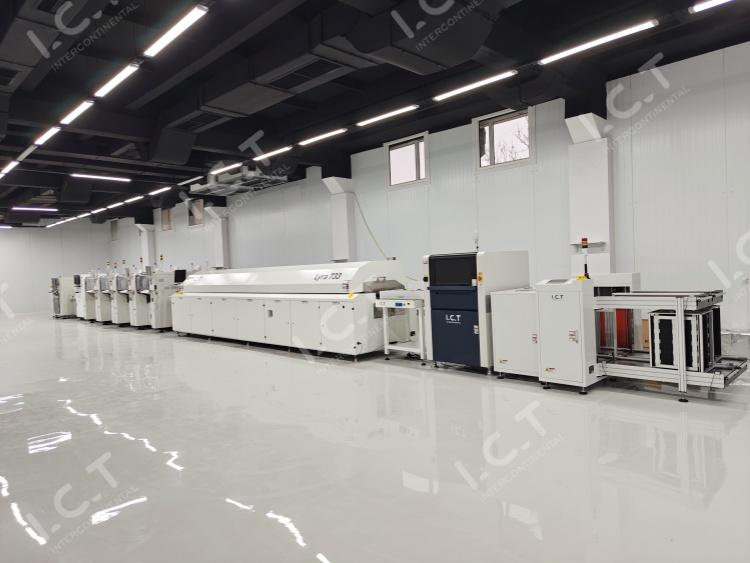 Linija ICT SMT v Uzbekistanu