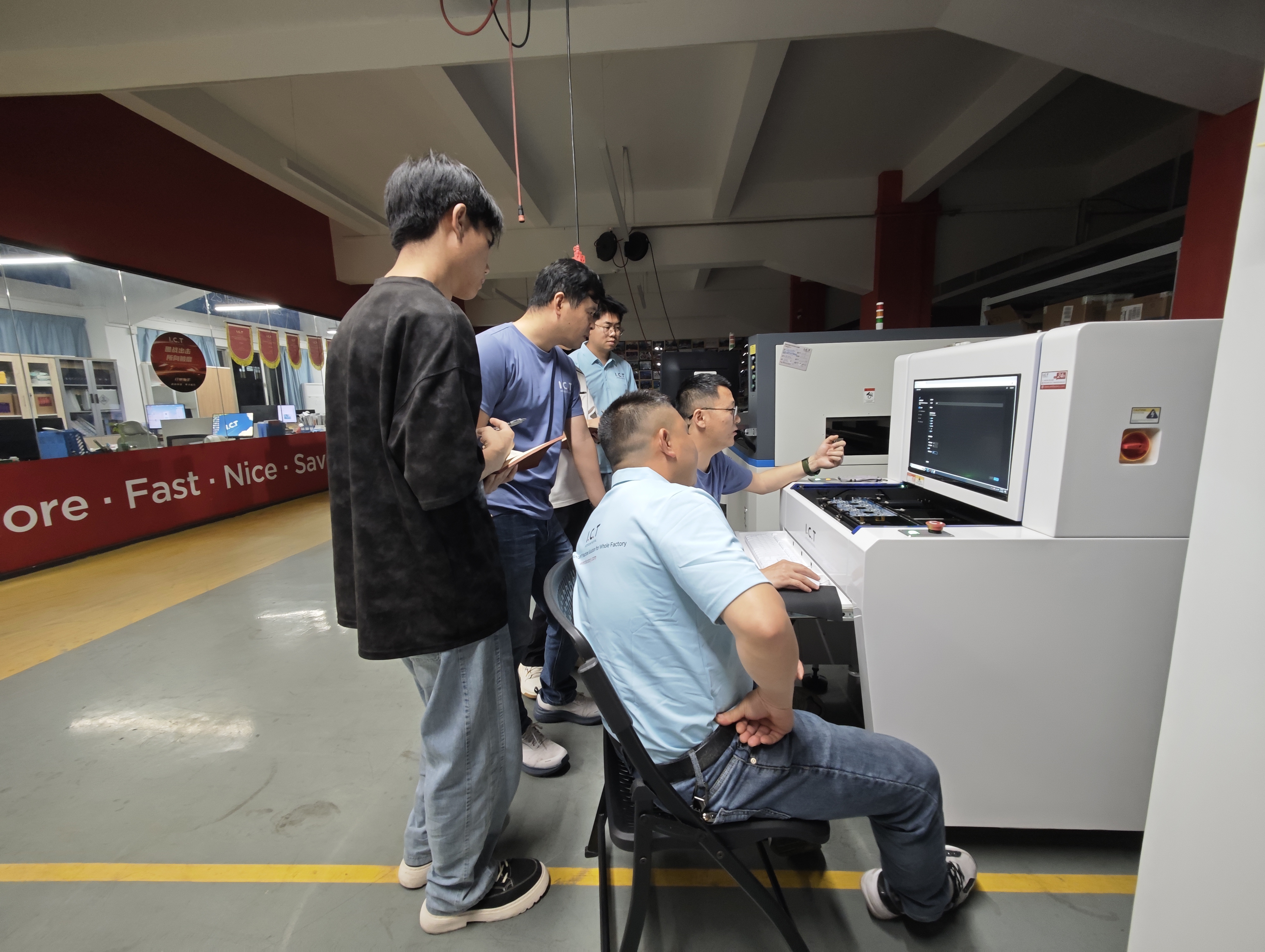 Usposabljanje AOI brez povezave na sistemu ICT-V8