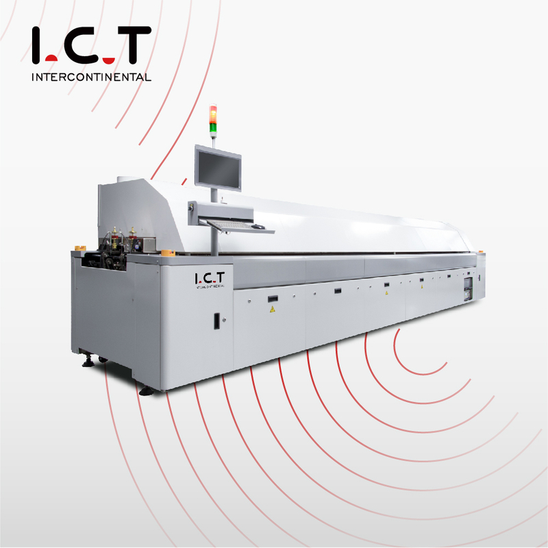 10 con SMT PCB dušikova reflow pečica