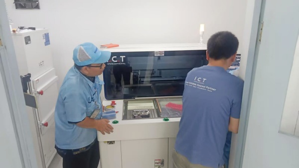 Tehnična podpora IKT za strojni stroj PCBA v EMS v Indoneziji.