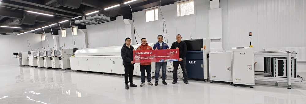Tehnična podpora ICT SMT in DIP Line v Uzbekistanu