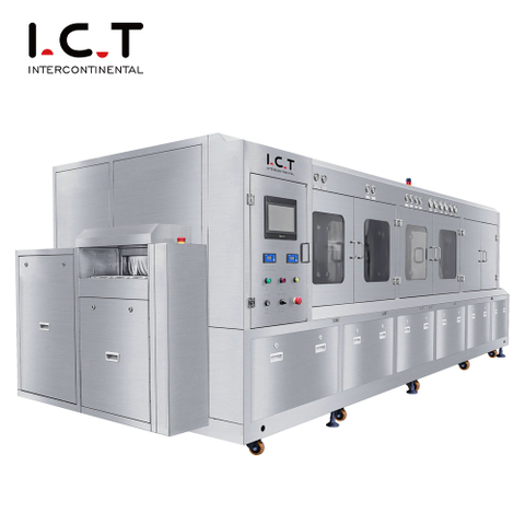 ICT-6300 |SMT avtomatski PCBA spletni čistilni stroj 