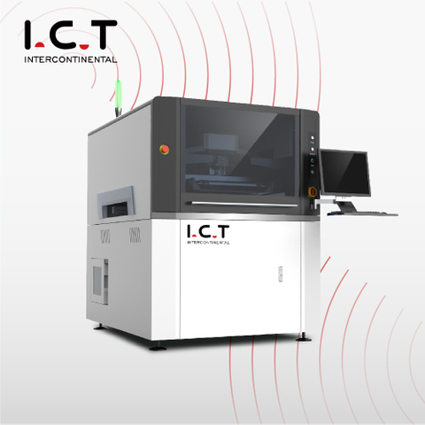 ICT-6561 |Popolnoma avtomatski SMT stroj za tiskanje PCB s spajkalno pasto
