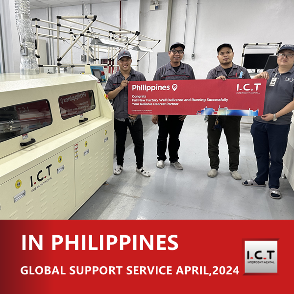 Globalna tehnična podpora ICT za stroj za valovito spajkanje na Filipinih