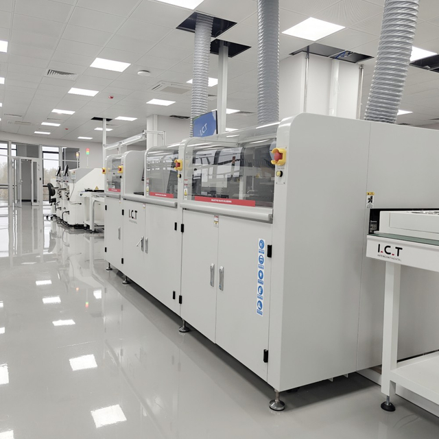 ICT-SS550 | Popolnoma samodejni spletni stroj za spajkanje s selektivnimi valovi 