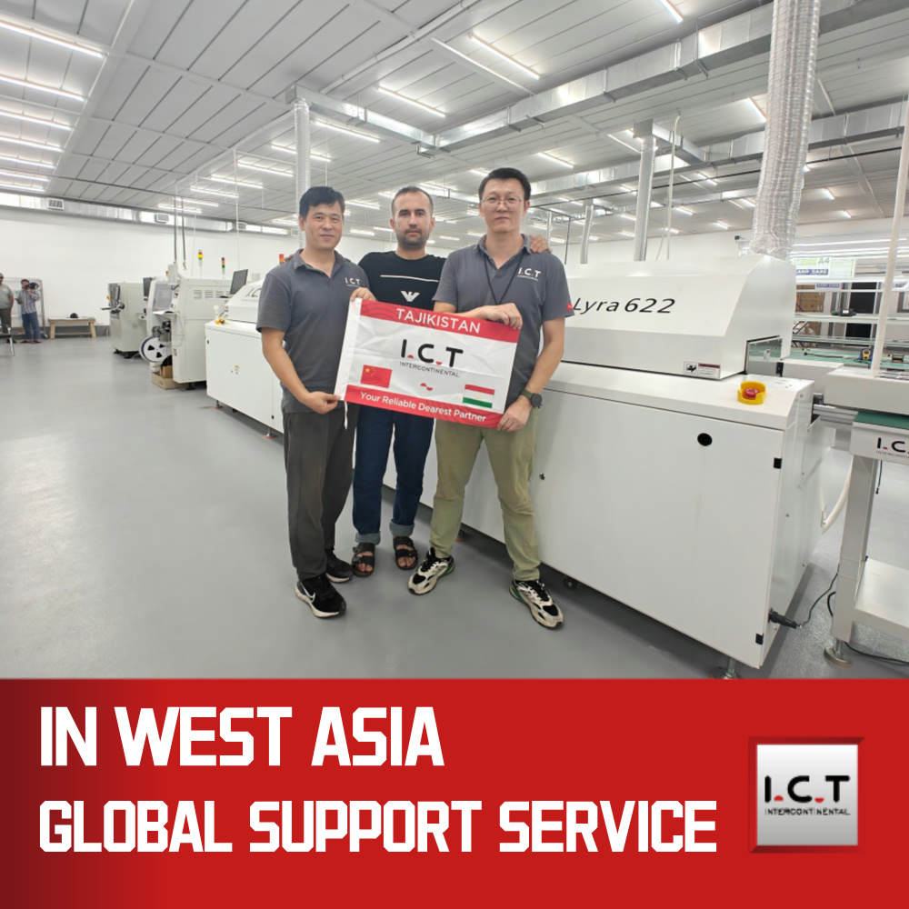 IKT | SMT stroj za reflow pečico in stroj za namakanje komponent za valovito spajkanje 