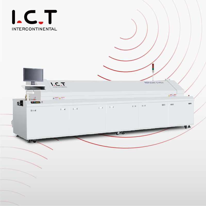 Dual Rails dušikova brezsvinčena pečica SMD Reflow