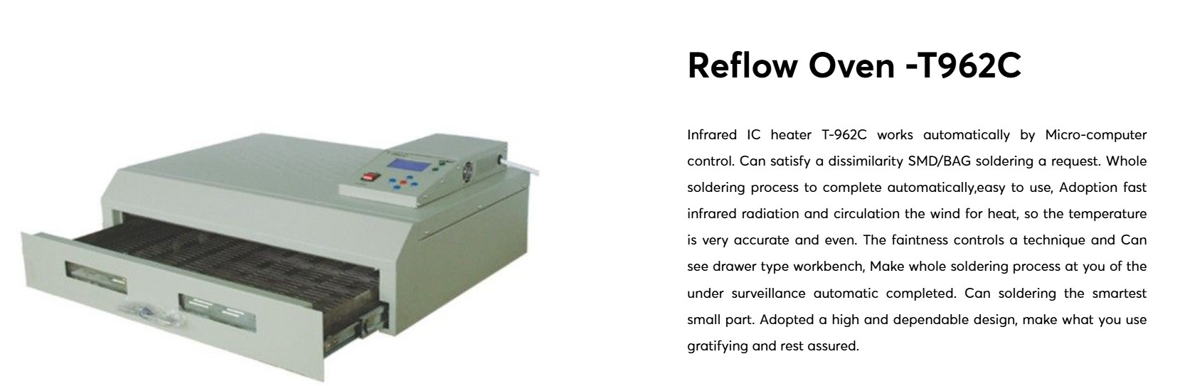 Reflow pečica -T962C