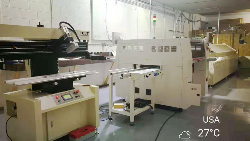 SMT pick and place stroj, SMT proizvodna linija, stroj za tiskanje šablon, stroj za valovito spajkanje