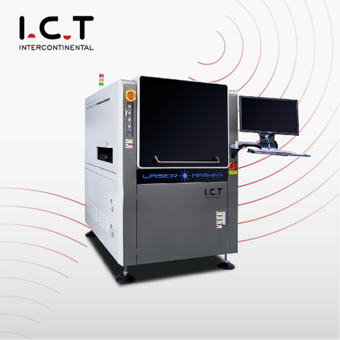​ICT-400 |Fiber Co2 UV stroj za lasersko označevanje