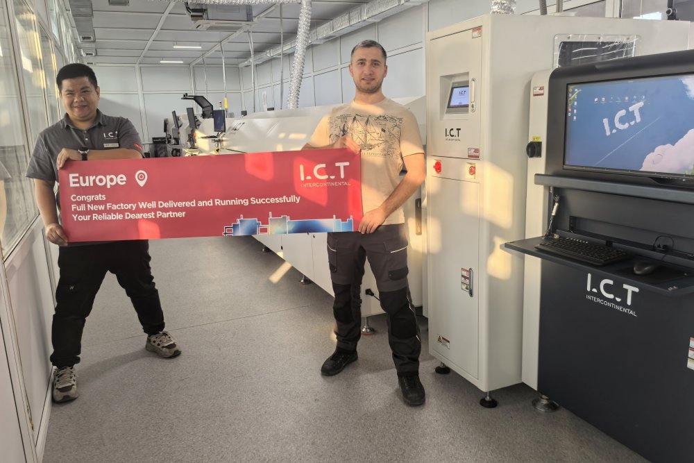 Inženirji IKT so uspešno zaključili namestitev linije SMT v Evropi.jpg