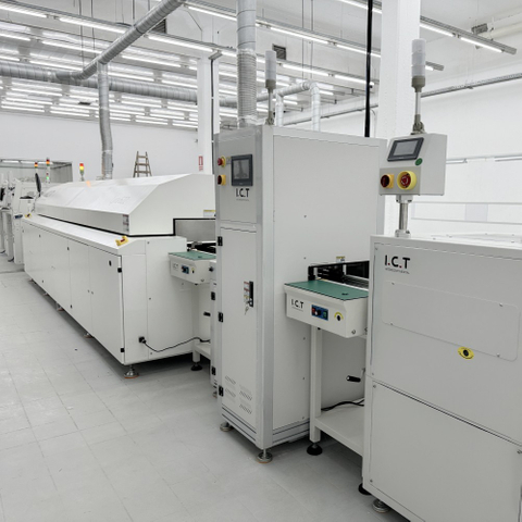 ICT-6561 | Popolnoma avtomatski SMT stroj za tiskanje PCB s spajkalno pasto