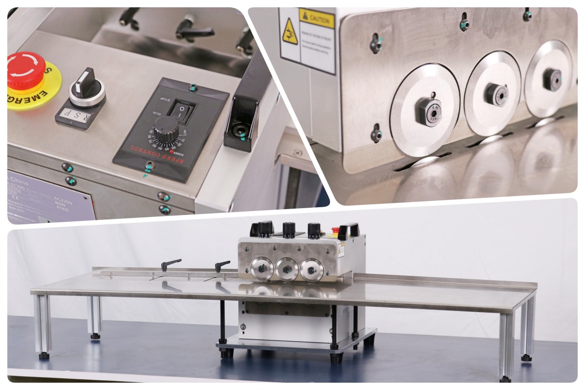 1-1 LED separator z več rezili