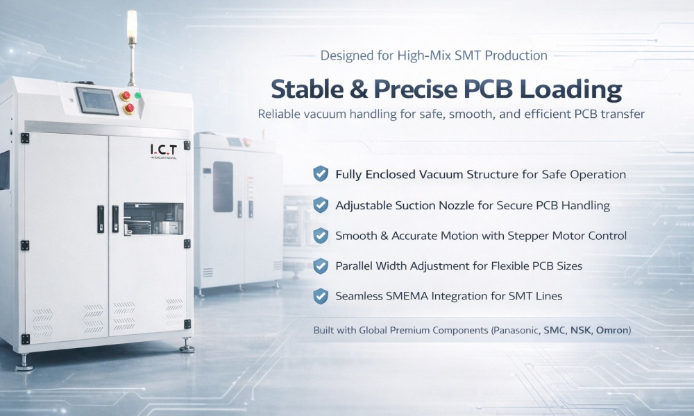 I.C.T PCB Magazine Vacuum Suction Loader ICT PCB nabojnik za vakuumsko sesanje