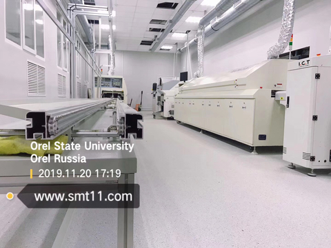 10 con SMT PCB dušikova reflow pečica