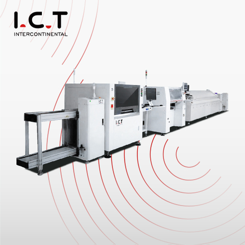 IKT |Stroškovno učinkovita proizvodna linija za sestavljanje PCB SMT z visoko hitrostjo