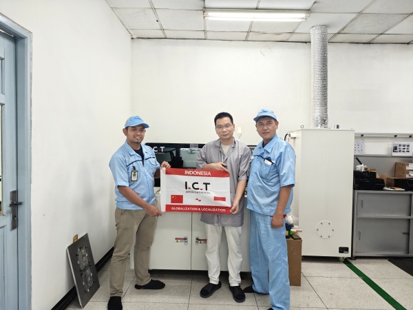 IKT Globalna podpora EMS z deponing strojem v Indoneziji