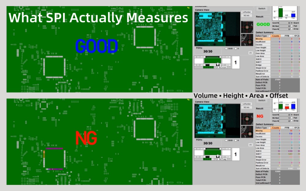 Kaj so napake pri pregledu spajkalne paste pri SMT
