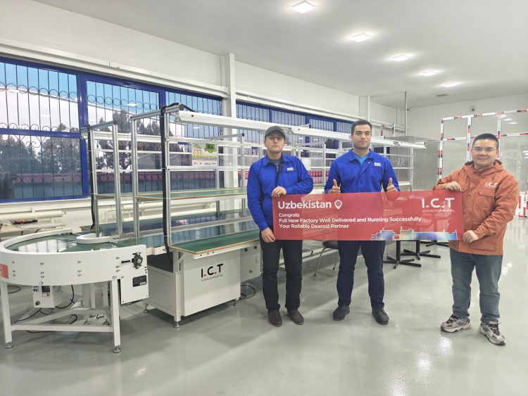 ICT Belt Cornering Machine v Uzbekistanu