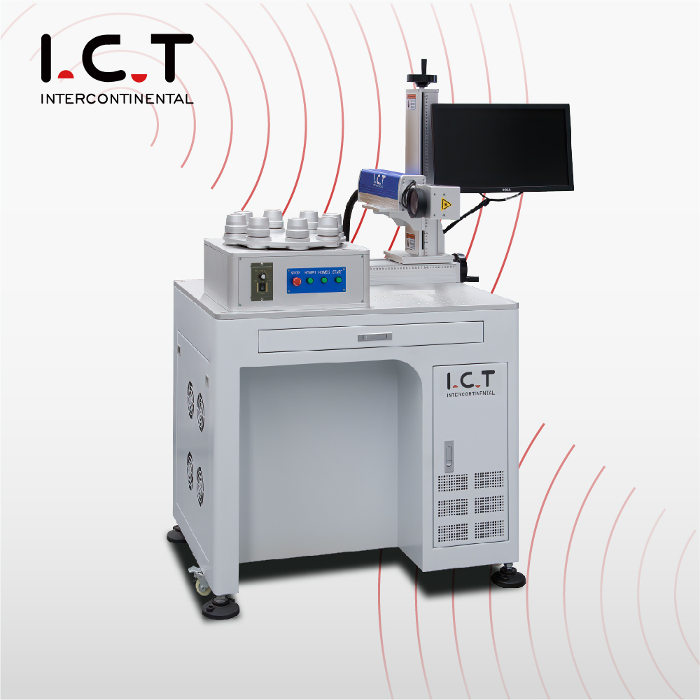 ​ICT-400 |Fiber Co2 UV stroj za lasersko označevanje