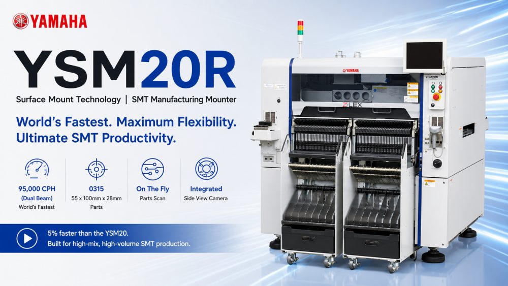 Modularni stroj za montažo čipov YSM20R Yamaha Smt Line