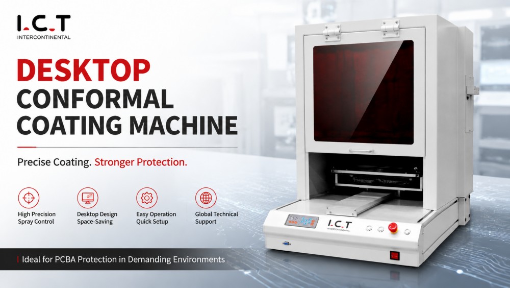 I.C.T Desktop coating machine ICT Namizni stroj za premazovanje
