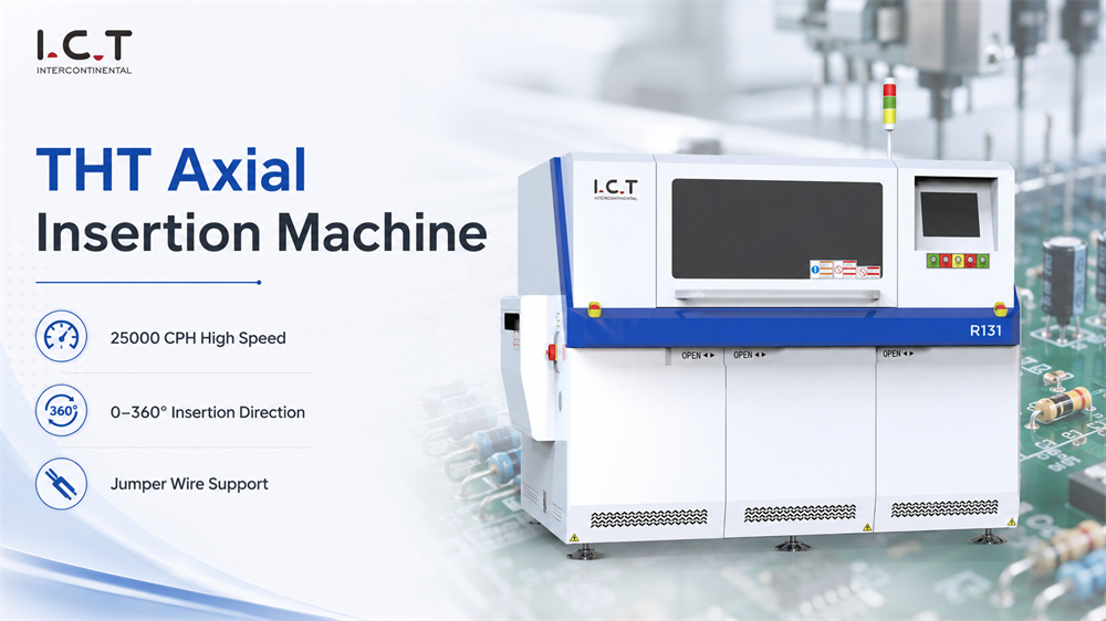 I.C.T THT Axial Insertion Machine ICT THT stroj za aksialno vstavljanje