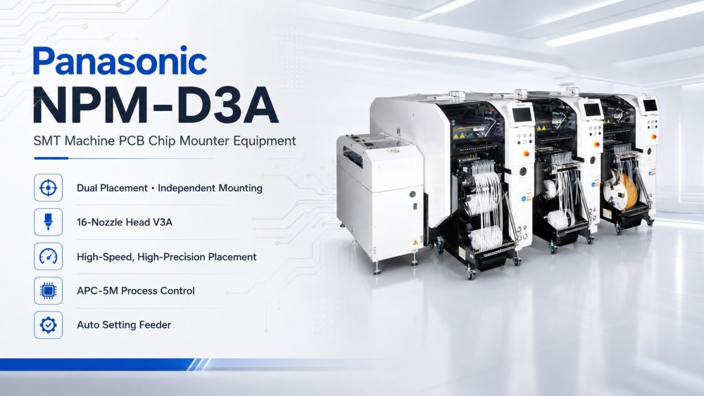 NPM D3A Panasonic Chip Mounter NPM D3A Panasonicov nosilec čipov