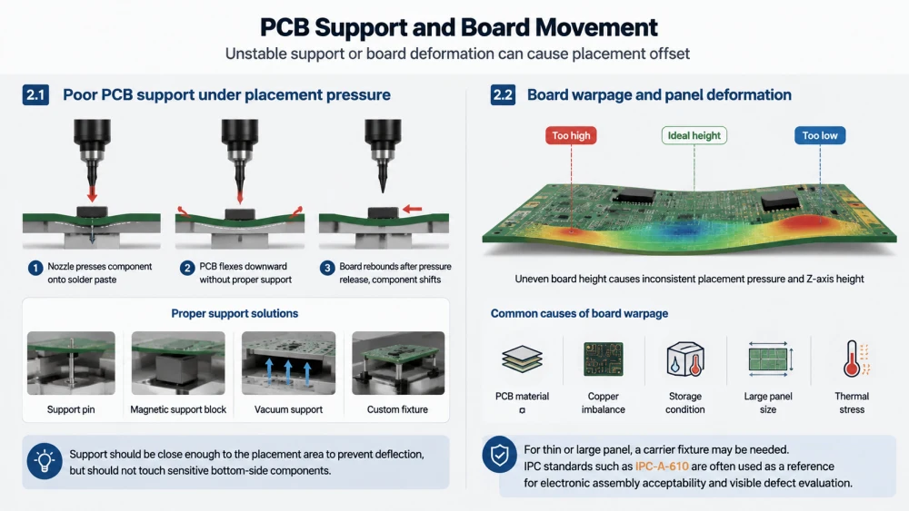 Podpora PCB in premikanje plošče.webp