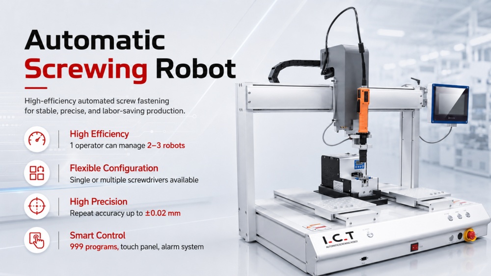 Avtomatski robot za vijačenje